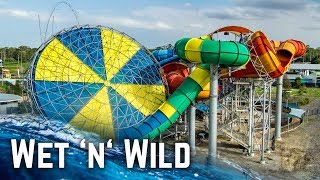 ALL WATER SLIDES at Wet n Wild Sydney GoPro [upl. by Brentt843]