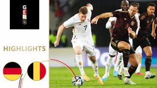 5Goal clash  Germany vs Belgium 23  Highlights  Friendly [upl. by Hpejsoj]