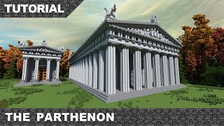 Minecraft Parthenon Tutorial amp Download Greek Temple Part 1 [upl. by Yragerg876]