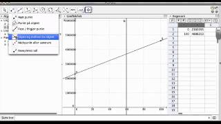 Lineær matematisk modell i Geogebra matte 1P [upl. by Brook864]