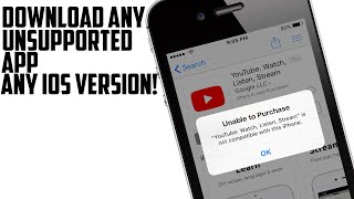 How To Download ANY Unsupported App On iOS Updated 2021 [upl. by Adias]