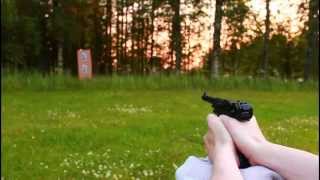 KWC Luger P08 Co2  Shooting test [upl. by Laughton657]