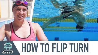 How To Flip Turn  Freestyle Swimming Tips For Beginners [upl. by Tioneb436]