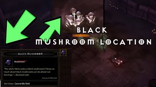 Diablo 3 Black Mushroom Location  Tristram Cathedral [upl. by Dadinirt]