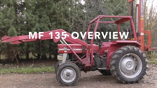 MF 135 tractor overview [upl. by Elitnahc]