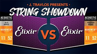 String Showdown Elixir 8020s VS Elixir Phosphor Bronze Acoustic Guitar Strings [upl. by Lundell353]