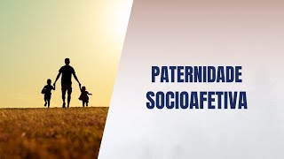 Paternidade socioafetiva [upl. by Niles880]