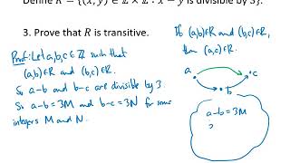 Equivalence Relations Sample Problems [upl. by Archer597]