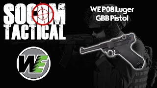 WE P08 Luger GBB Pistol Review [upl. by Rahab]