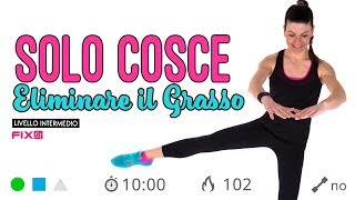 Snellire Le Cosce Esercizi Per Le Gambe Senza Salti [upl. by Allerus752]