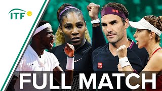 Roger FedererBelinda Bencic v Serena WilliamsFrances Tiafoe  FULL MATCH  USA v SUI  Hopman Cup [upl. by Adidnere]