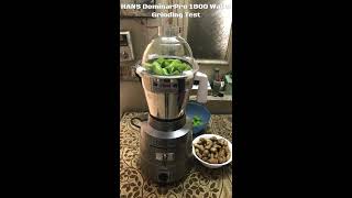 COMMERCIAL HEAVY DUTY MIXER GRINDER HANS DominarPro 1800 Watts Demo [upl. by Anovad372]