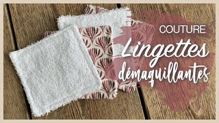 TUTO COUTURE  Lingettes démaquillantes lavables [upl. by Airdnahs]