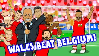 Wales vs Belgium by TOM JONES 31 Euro 2016 Quarter FinalRobsonKanu Cruyff goal Vokes Williams [upl. by Jessy]