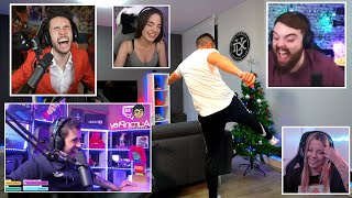 YOUTUBERS REACCIONANDO A MI ÁRBOL DE NAVIDAD  DjMaRiiO [upl. by Mimajneb]