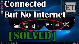 How To Fix WiFi Connected But No Internet Access Windows 10 8 7 [upl. by Ynohtnaed]