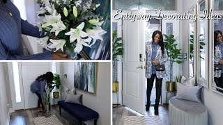 ENTRYWAY DECORATING IDEAS  DECORATE WITH ME  ENTRYWAY DECOR [upl. by Orford]