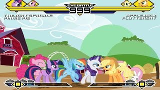 My Little Pony Party 3v3 Patch MUGEN 10 Battle [upl. by Elimaj]