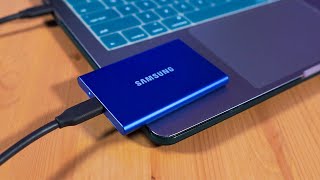 Best Portable SSD for Editing Samsung T7 External Solid State Drive Review [upl. by Otineb]