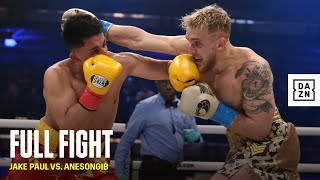 FULL FIGHT  Jake Paul vs AnEsonGib [upl. by Atinid]