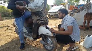 How to Install Honda Activa mudguard [upl. by Ainos]