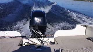 40hp Mercury Start Up To Full Throttle  Mercury 40hp Review [upl. by Acilegna]