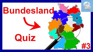 BundeslandQuiz  Allgemeinwissen  Geographie Teil 3 Bundesländer und Hauptstädte mit Karte lernen [upl. by Nnodnarb653]