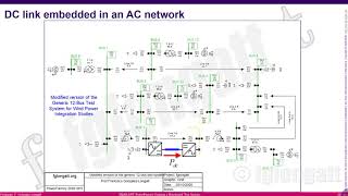 HVDCLCC model using DIGSILENT PowerFactory ElmHvdclcc [upl. by Zacherie]