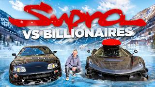 1000HP Supra terrorizing Billionaires Hypercarmeet in Switzerland [upl. by Odnolor349]