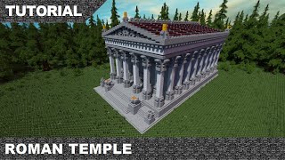 Minecraft Large Roman Temple Tutorial amp Download [upl. by Ami]