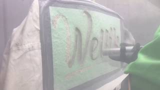 Sand Blast Rock Engraving Process [upl. by Osicnarf]