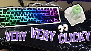 Most Clicky Mechanical Keyboard Known to Man  Unboxing [upl. by Nylanej]