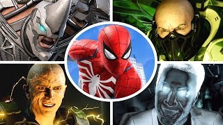 SpiderMan PS4  All Bosses  Cutscenes [upl. by Luciano]