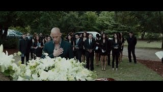 Furious Seven Hans Funeral and Toretto vs Shaw [upl. by Kciredor]