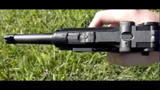 WE LUGER P08 SLOW MOTION AIRSOFT [upl. by Harriet]