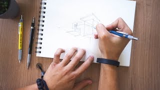 Top 6 Architecture Sketching Techniques [upl. by Ruperto341]