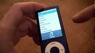 How To Turn An ipod Nano Off And Save Battery Life [upl. by Draner]