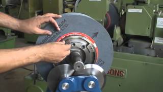 CENTERLESS GRINDING WHEEL BALANCING  BHAGWANSONS CENTERLESS GRINDERS [upl. by Alick]