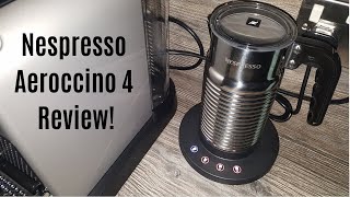 Nespresso Aeroccino 4 Milk Frother Review  Worth upgrading from the Aeroccino 3 [upl. by Efthim]