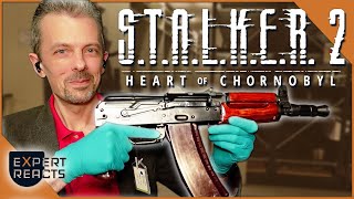 Firearms Expert Reacts to STALKER 2 Heart of Chornobyl Guns  EXP [upl. by Ttirb500]