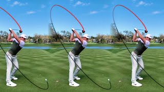 VIKTOR HOVLAND  GOLF SWING  SLOW MOTION [upl. by Rafaelia]