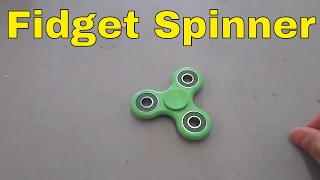 How To Use A Fidget SpinnerEASY Tutorial [upl. by Nylesor]