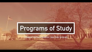 Iowa State University College of Veterinary Medicine – Programs of Study [upl. by Ativla]