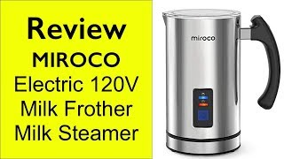 Review Miroco Milk Frother  How to make froth milk at home [upl. by Eilis285]