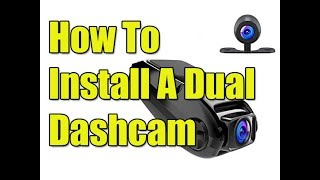 How to Install a Front and Rear Dashcam Easy DIY [upl. by Mazel118]