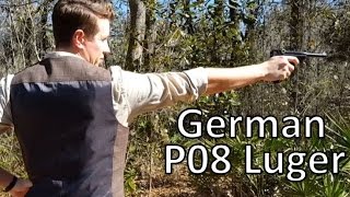 German P08 Luger Shooting [upl. by Aguie]