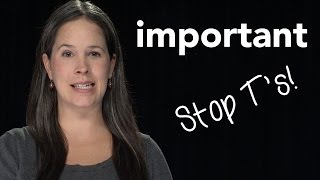 How to Pronounce IMPORTANT  American English [upl. by Assetal]