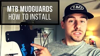 Mudguard MTB Review  HOWTo Video amp Installation [upl. by Powe]