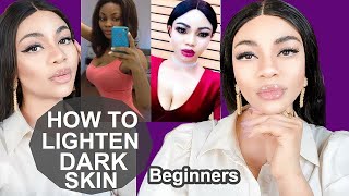 How To lighten Dark Skin Beginner Skin Whitening Tips  DIY HOME REMEDY  BEST PRODUCTS TO USE [upl. by Danie]