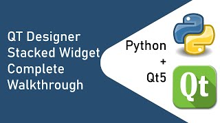 PyQt5 Designer  Python Stacked Widget Walkthrough [upl. by Cired]